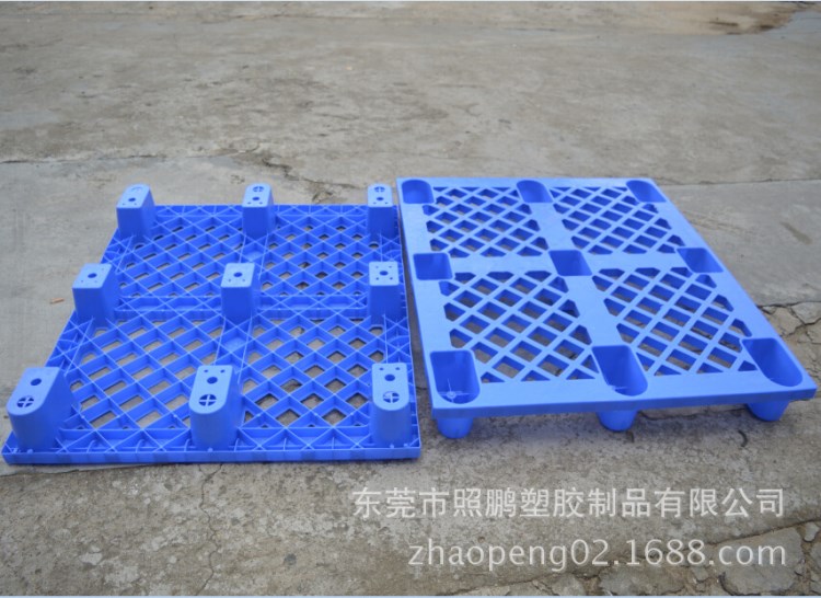 供應福建晉江網格九腳塑料托盤九腳型棧板地臺板物流托盤防潮板