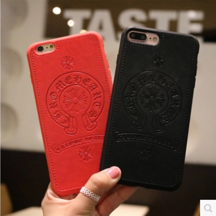 情侶潮牌克羅心iPhoneX全包皮質硅膠手機殼蘋果6S/7/8磨砂保護套