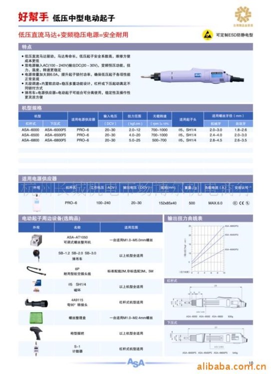 供應手按式電動起子