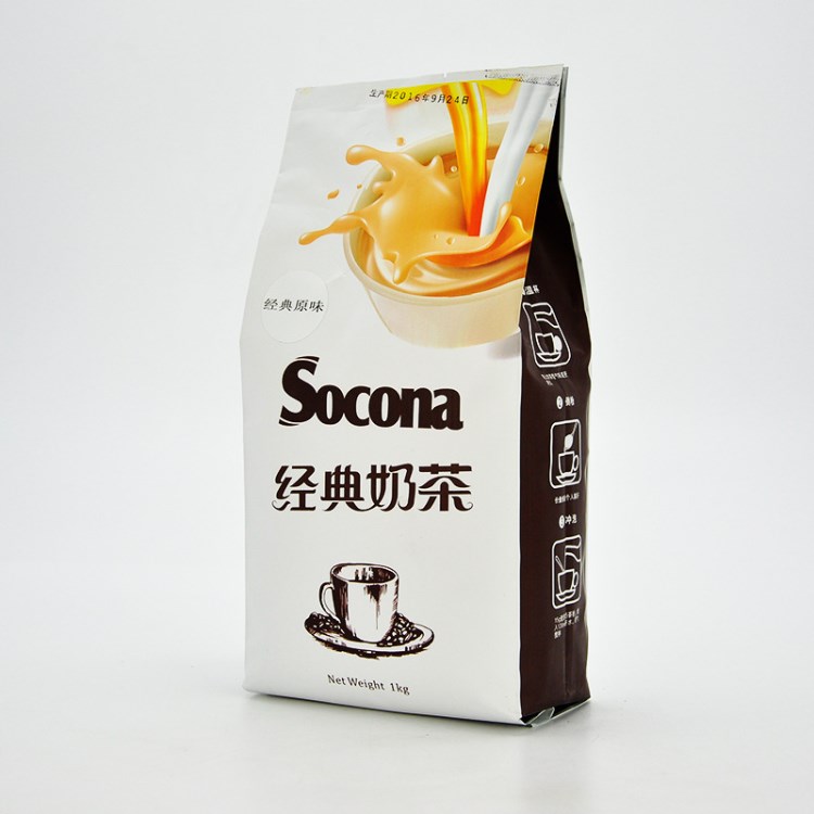 Socona經(jīng)典奶茶 原味奶茶粉1000g 三合一速溶珍珠奶茶粉