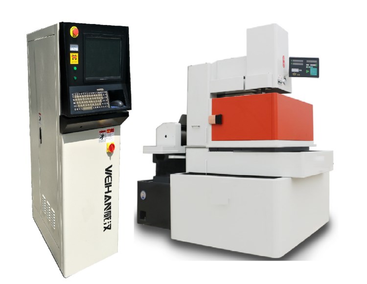 上银丝杆直线导轨全闭环中走丝dk7732x中走丝线切割机床 c型结构