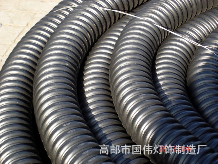 廠家供應(yīng)波紋管\鋼絲穿線\電纜護(hù)套波紋管 塑料雙壁PE波紋管