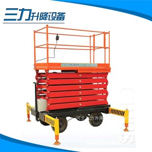 供應(yīng)導(dǎo)軌式升降機(jī) 剪叉式升降機(jī)定制 GTJY剪叉式升降作業(yè)平臺(tái)