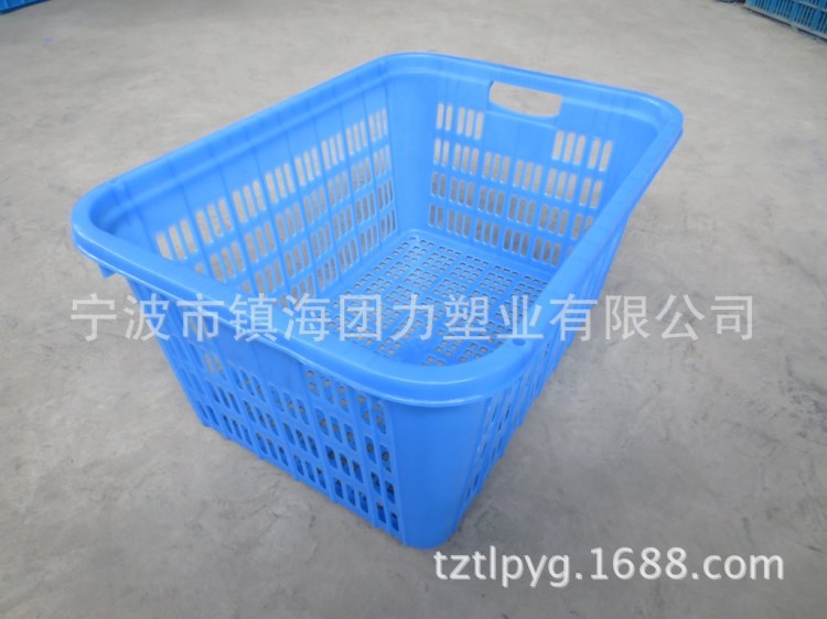 廠家批發：3號塑料籮  福建 水果蔬菜筐 可套疊疊 上大下小塑料筐