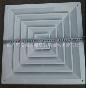 散流器 天花板方形出風(fēng)口 ABS方形散流器 外徑450量大從優(yōu)