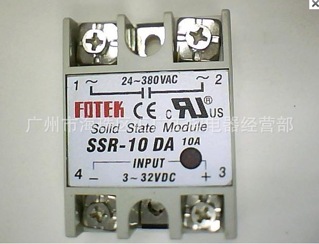 廠家直銷陽明固態(tài)繼電器:SSR-10DA