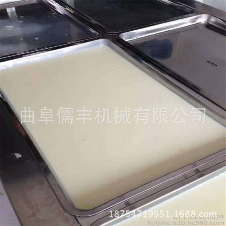 致富發家高收益豆油皮機4盒6盒8盒圓形方形豆皮機電汽兩用腐竹機