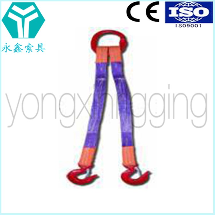 批發(fā)供應(yīng)吊裝帶雙肢組合吊具，卡頭