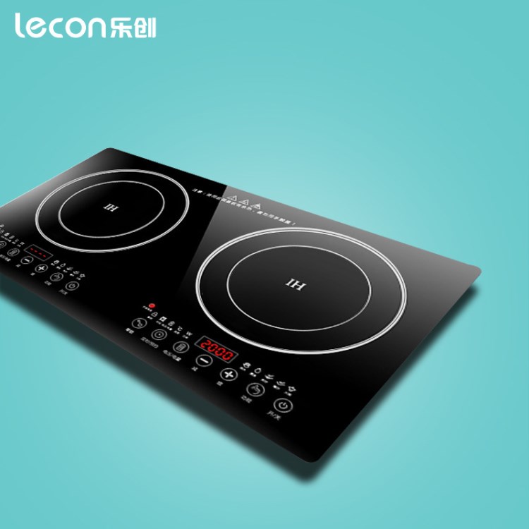 lecon/樂創 LC20E-2嵌入式雙頭電磁爐 雙灶電磁灶 雙眼雙頭電磁爐