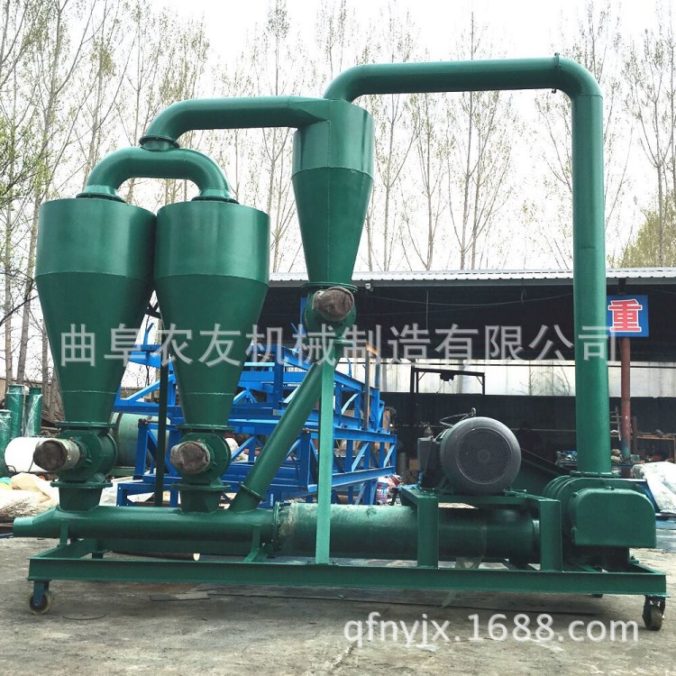 鋼砂吸卸式氣力輸送機 河口船舶沙子石粉裝卸倒運氣力輸送機