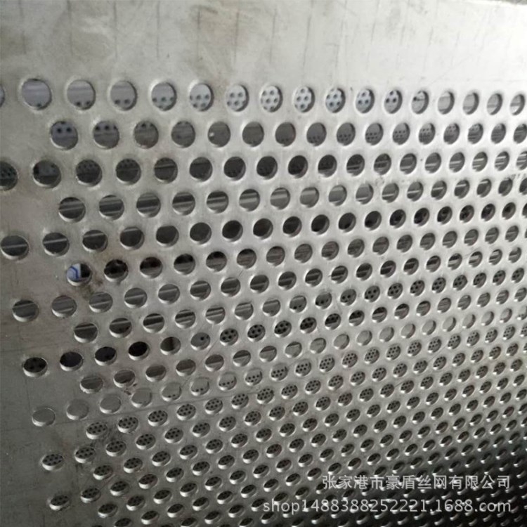 豪盾批發沖孔板鍍鋅沖孔網 不銹鋼金屬板網沖孔網過濾防護可定制