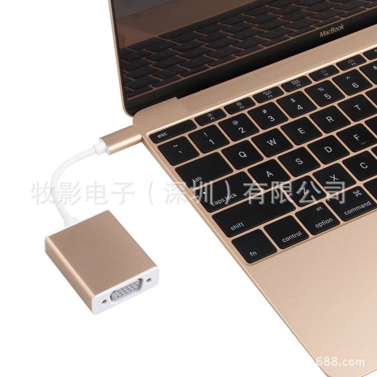 Type c轉(zhuǎn)換器;USB3.1轉(zhuǎn)接線;電腦手機接口視頻擴展;type-c to vga