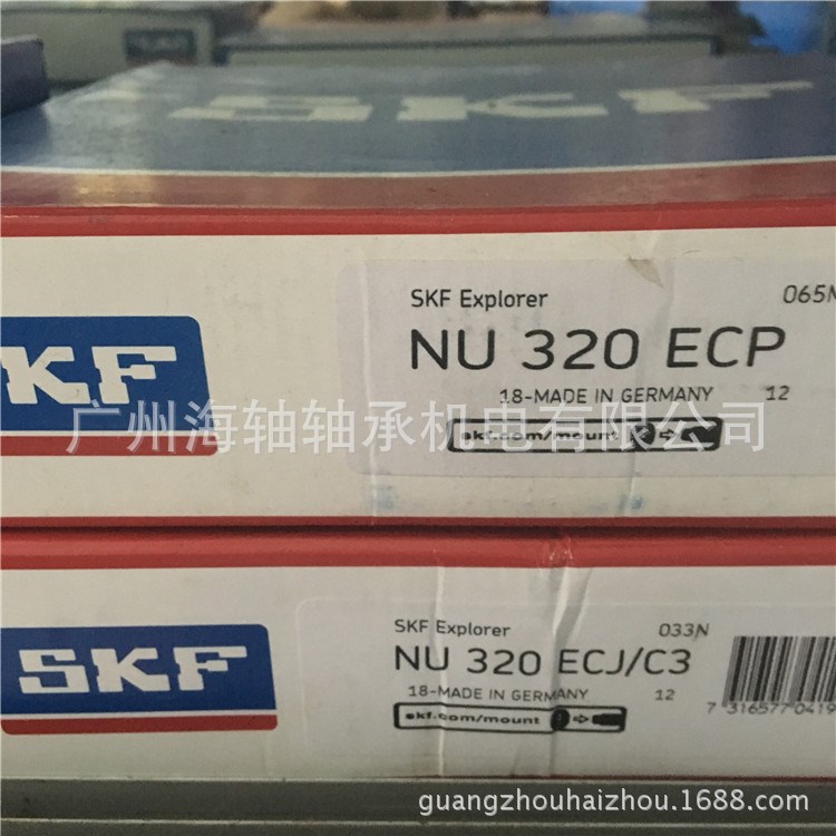 瑞典SKF NJ320ECJ軸承  內圈單擋邊圓柱滾子軸承 100*215*47