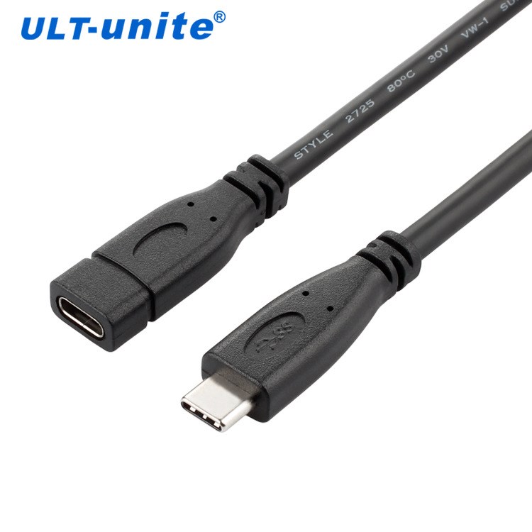 工廠熱賣USB Type-C數(shù)據(jù)線公轉(zhuǎn)母延長(zhǎng)線USB3.1標(biāo)準(zhǔn)16芯銅充電測(cè)試