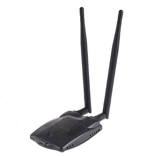 供應USB 300M 大功率無線網卡 廠家批發 WIFI雙天線無線網卡