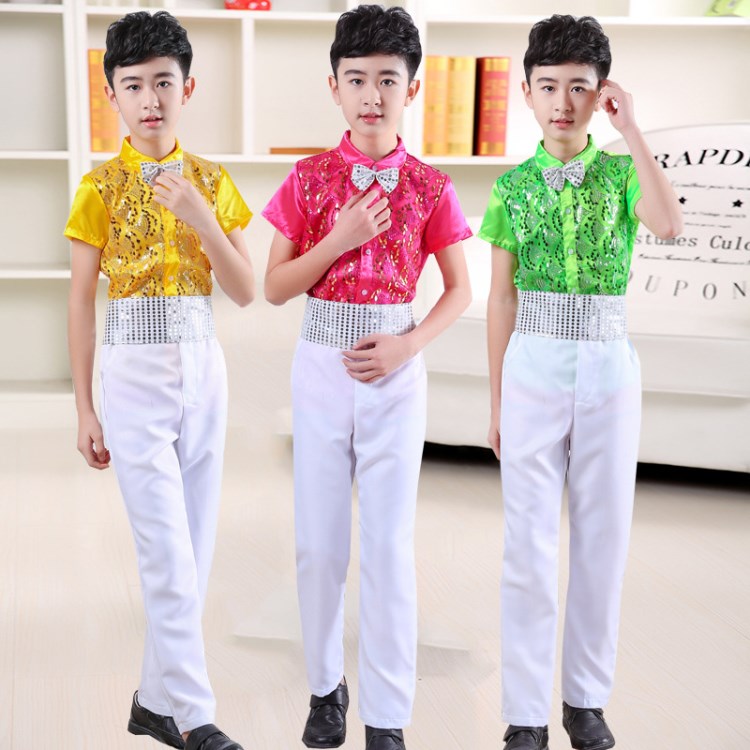 兒童合唱服小學(xué)生合唱演出服中學(xué)生六一少兒舞蹈演出服裝學(xué)校活動(dòng)