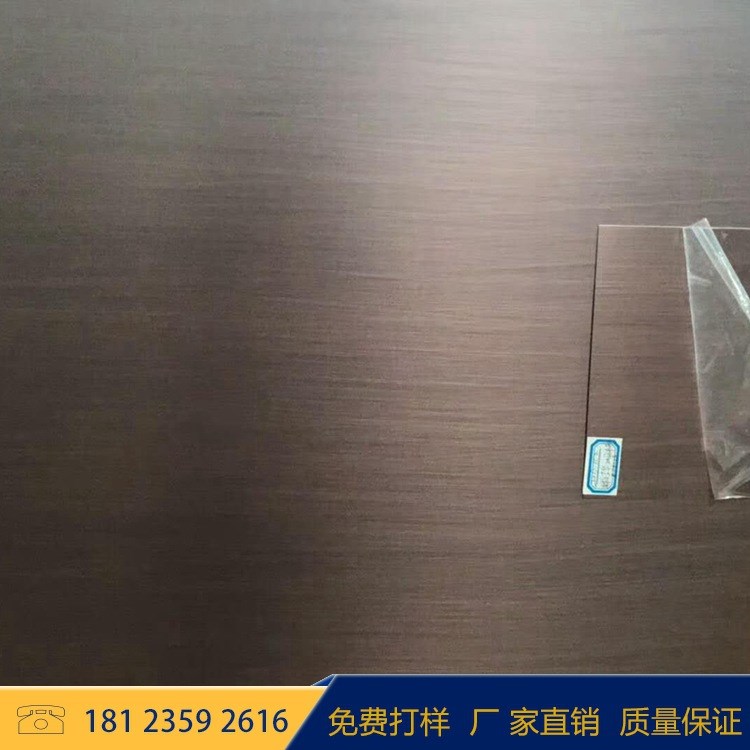 304拉丝无指纹玫瑰金不锈钢板 电镀炉无色差装饰装潢材料厂家