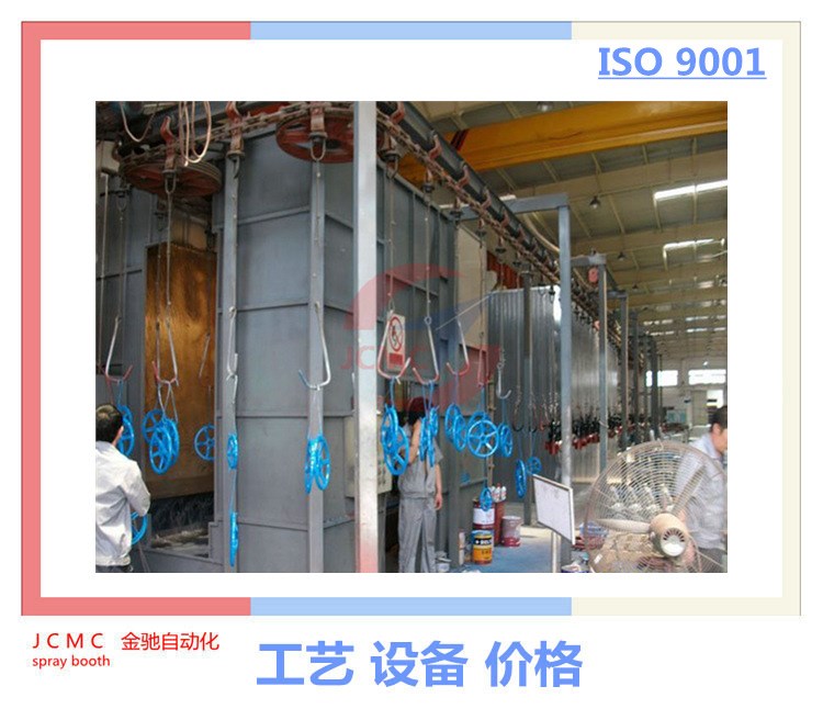 自動噴涂線 閥門靜電噴粉噴塑線 烤漆固化烘干流水線廠家