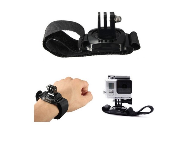 GoPro運動相機配件 360度旋轉手臂帶 hero5手腕帶  簡易手腕帶