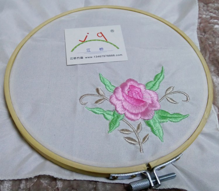 刺繡繃廠為全國十字刺繡愛好者定做個性化DIY手工刺繡竹繃圈工具