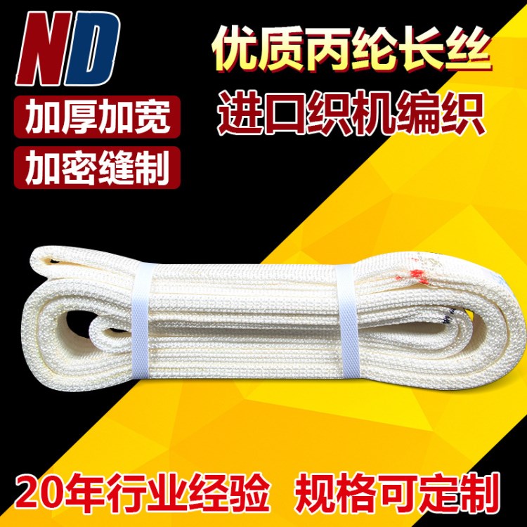 丙綸吊帶1噸2噸3噸5噸5米起重吊帶行車吊帶白色吊帶扁平吊帶定制