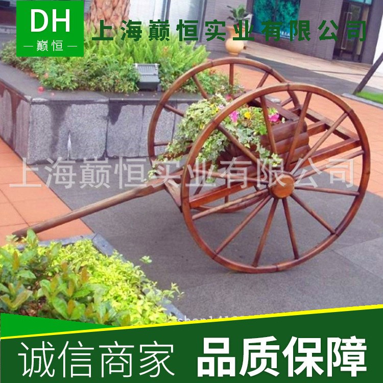 供應(yīng)戶外花車 實(shí)木花車 園林景觀花車 防腐木花車