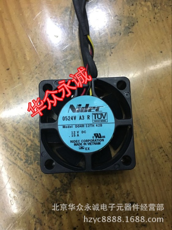 D04R-12TH尼迪克4015 12V 0.1逆變器散熱風(fēng)扇惠普DR321電源風(fēng)扇