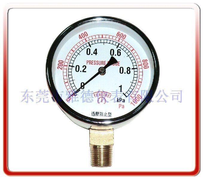 壓力表廠家直銷100MM徑向膜盒微壓表調(diào)壓箱膜盒壓力表燃?xì)鈮毫Ρ?
                                                         style=