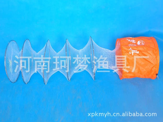 魚護 漁網 2.5米 10號魚線編織 定位不銹鋼管魚護 珂夢漁具廠