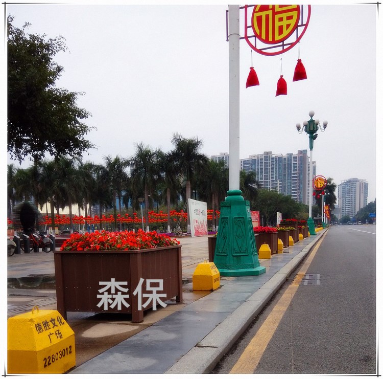 塑木花箱木塑花箱戶外花箱上海花箱