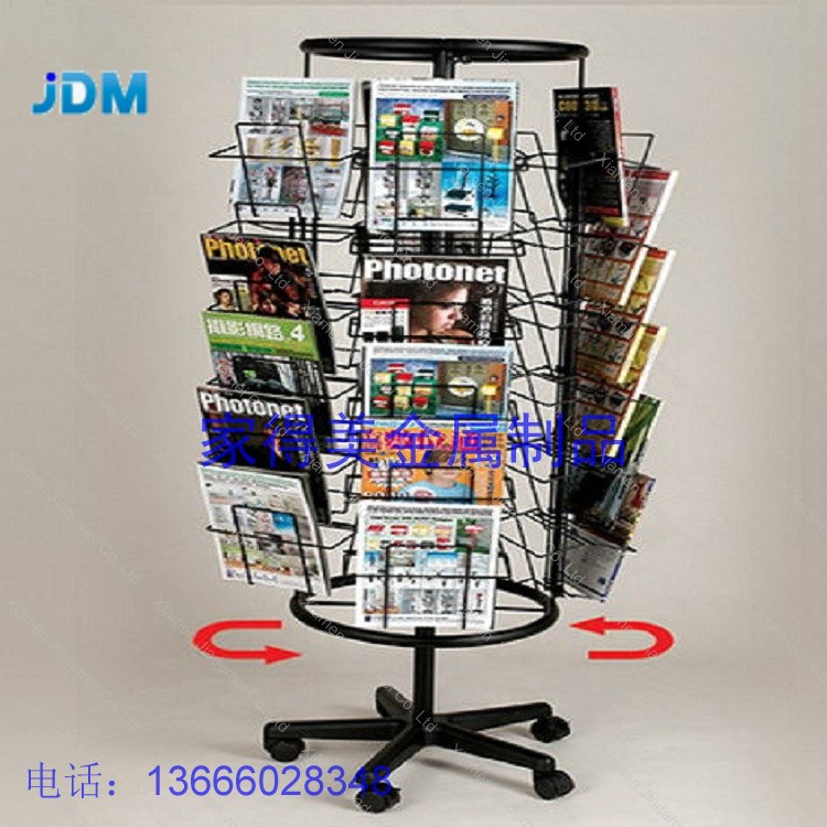 廠家影碟CD展示架DVD期刊雜志書架卡片賀卡陳列展示貨架道具工廠