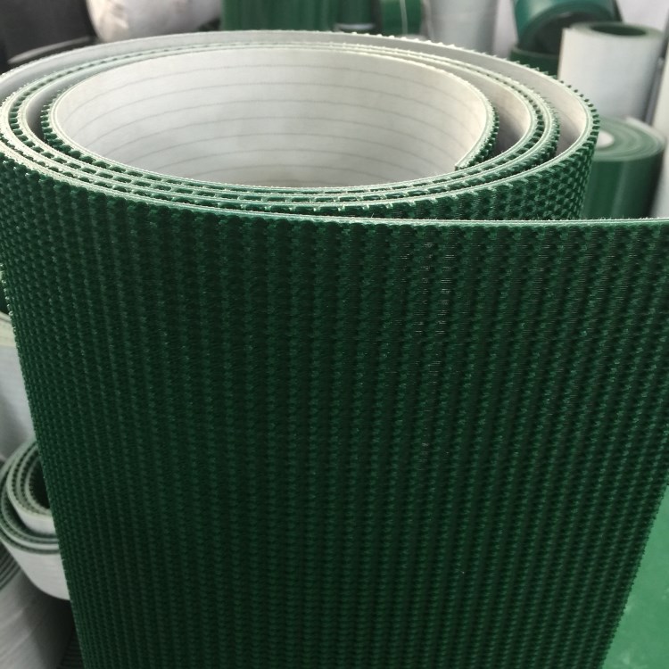 廠家熱款推薦 綠色防滑花紋PVC輸送帶 輕型耐磨防靜電輸送帶