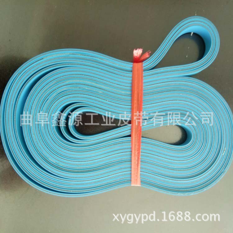 廠家舟山糊盒機(jī)裱紙機(jī)耐磨帶 雙面藍(lán)打孔吸風(fēng)帶