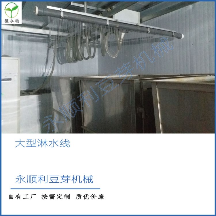 廠家直銷大型全自動淋水跑道式豆芽機設備 全自動豆芽機