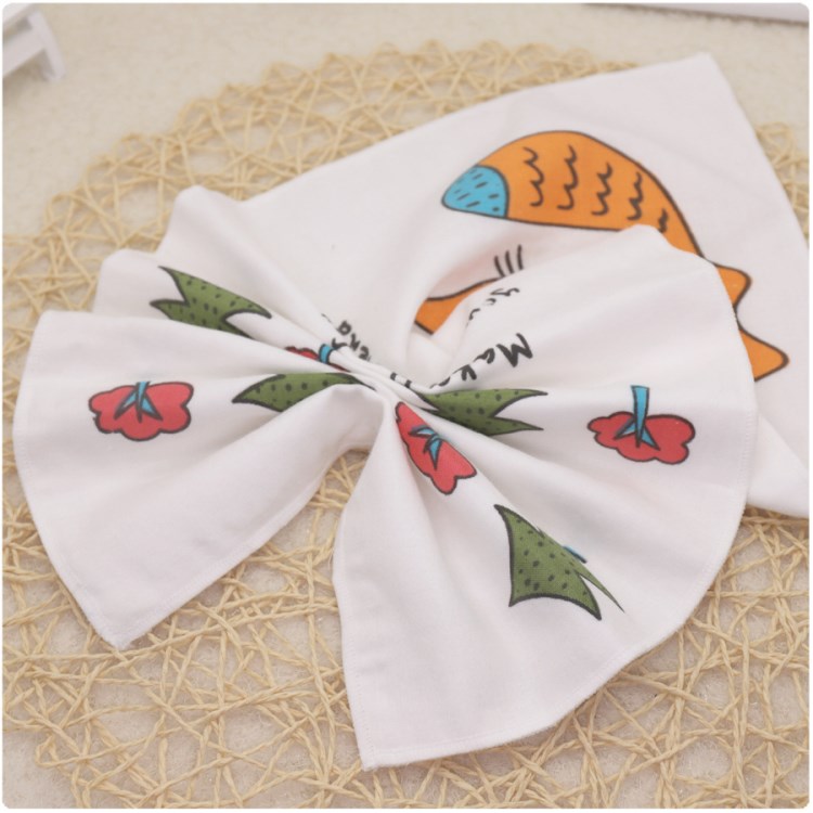 【插畫圖案長毛巾】嬰幼兒洗臉洗澡 高品質毛巾方巾童巾 25*48CM