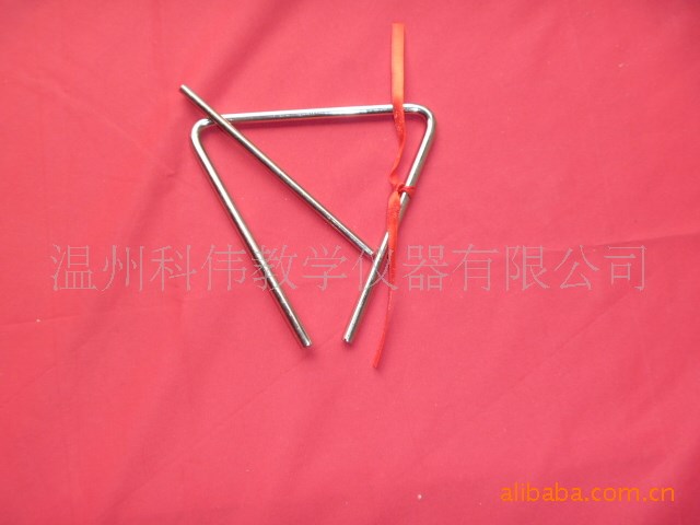 供應(yīng)中小學(xué)音樂(lè)器材三角鐵 幼兒園玩具三角鐵 幼兒玩具三角鈴