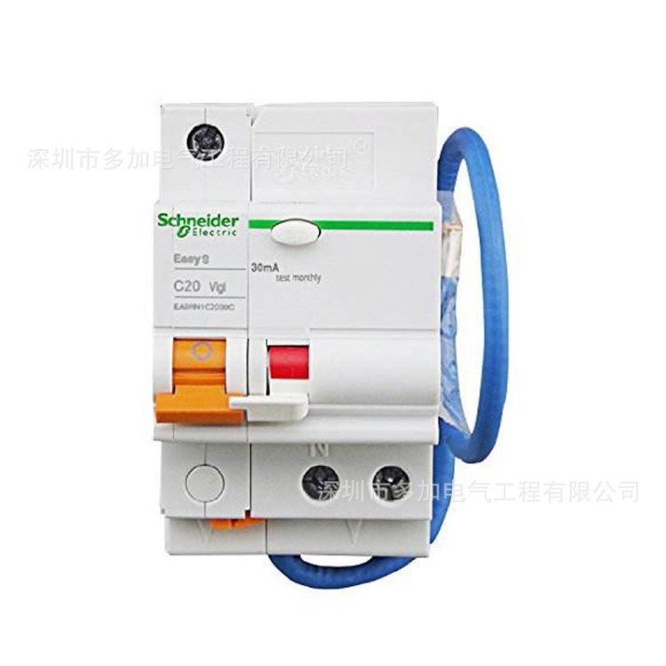 批發施耐德Schneider漏電小型斷路器 EA9RN1 C6~20A 1P 開關