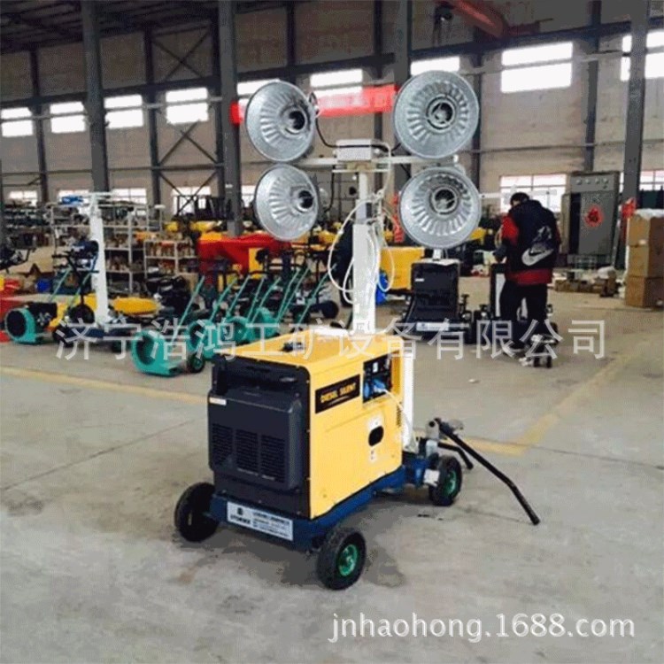 夜間施工升降照明車 移動式電力搶修照明設(shè)備 四燈兩燈照明燈塔