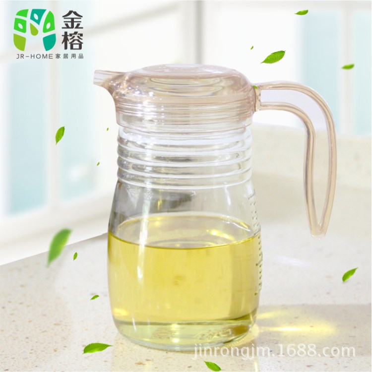 金榕玻璃油壺大容量調味瓶按壓式控油壺調味油瓶醋瓶B7822 B7981A
