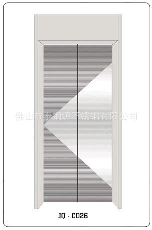 不锈钢电梯轿厢装饰板供应酒店电梯装饰板304镜面蚀刻不锈钢板 62