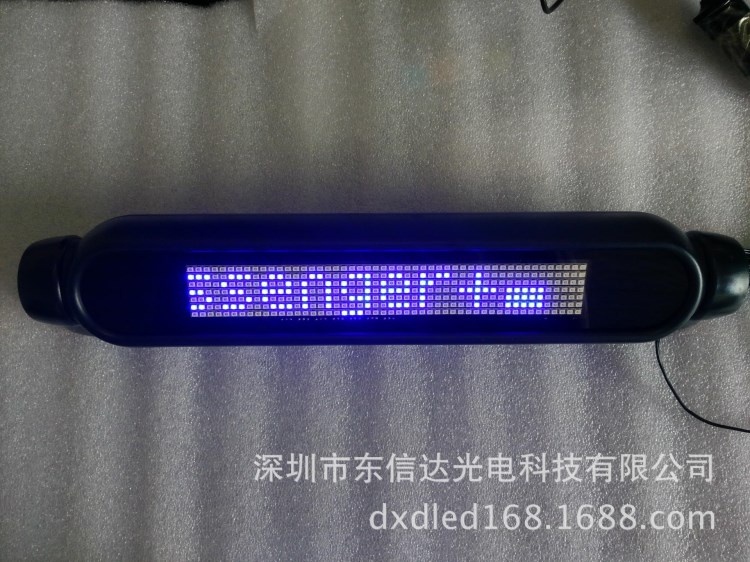 360度旋轉(zhuǎn)7x50汽車車載條屏 3528貼片藍燈