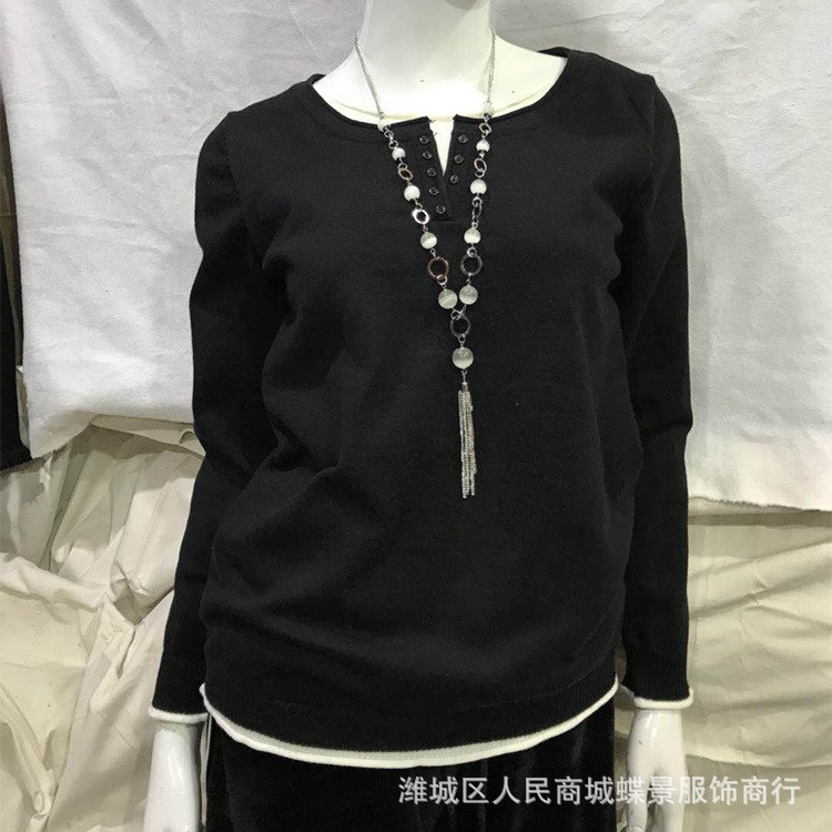 毛衣女秋冬加厚學(xué)生寬松韓版高領(lǐng)長(zhǎng)袖套頭百搭打底針織衫