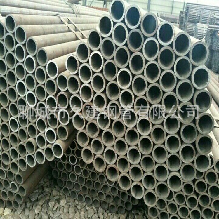 聊城久建鋼管有限公司直銷20#45#16Mn40CrMo熱軋薄壁厚壁無縫鋼管