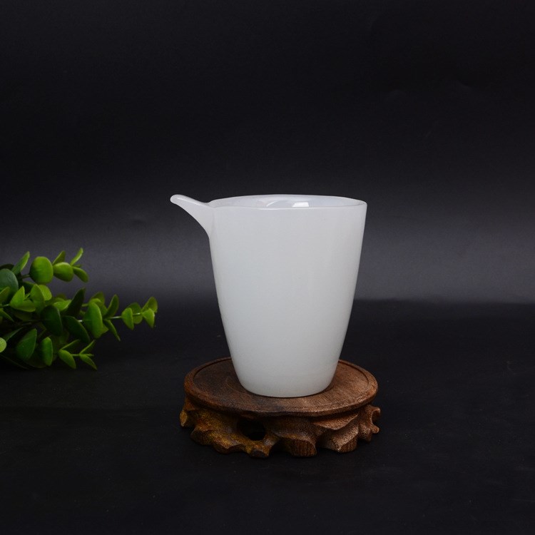 廠家直銷 仿玉玻璃公道杯 功夫茶具公道杯 茶海茶盅功夫 茶具配件