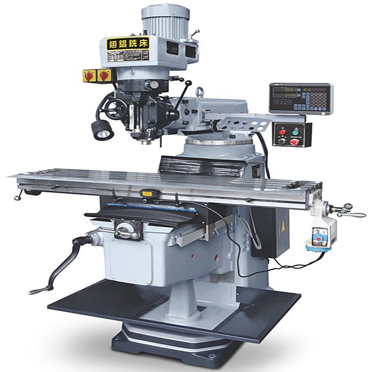 廠家直銷臺灣翊錩6號銑床升降臺立式鑼床金屬切削機床電子尺維修