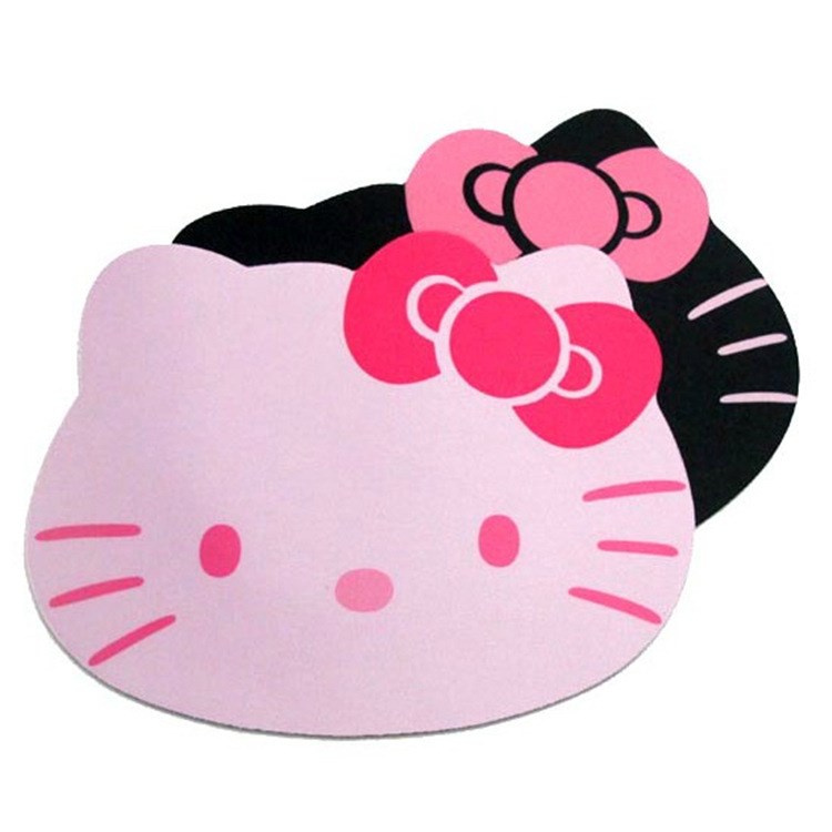 電腦周邊產(chǎn)品批發(fā) 可愛(ài)卡通KT貓鼠標(biāo)墊 HelloKitty環(huán)保硅膠鼠標(biāo)墊