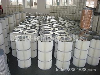 出口俄羅斯供應除塵濾筒三耳除塵濾筒 防油防水濾筒PTFE覆膜濾筒