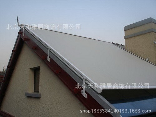 廊坊定做天棚簾陽光房遮陽棚外裝天窗室內電動天蓬簾手動天棚簾