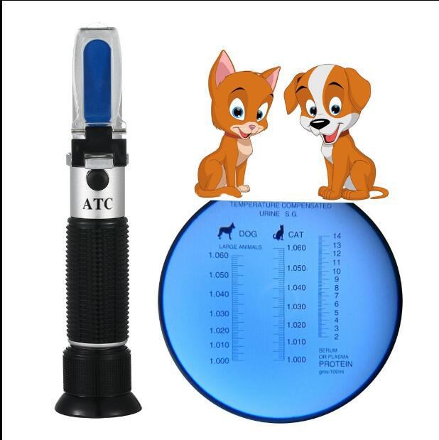 現(xiàn)貨寵物貓狗尿液比重檢測儀動物獸用折射計犬貓比重儀廠家外貿(mào)貨