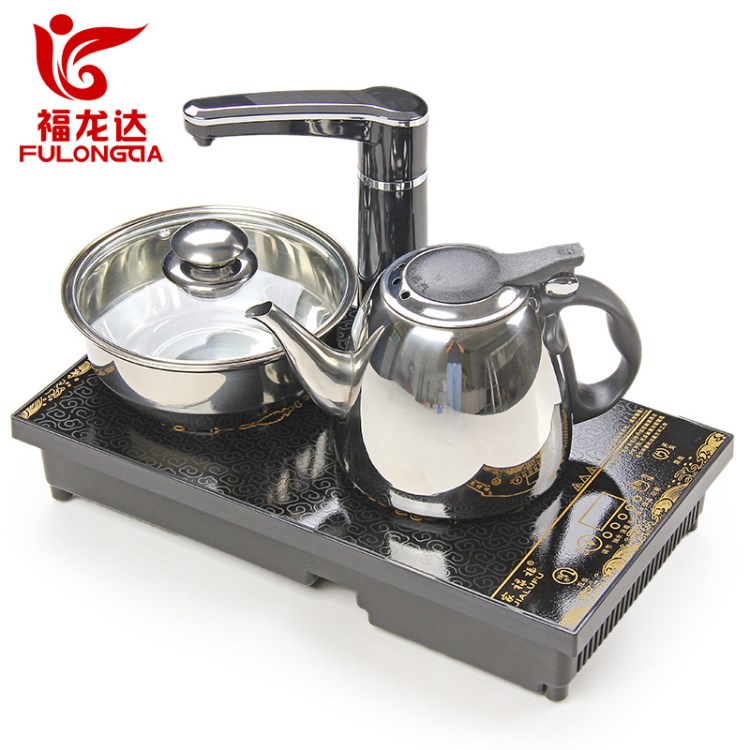 四合一自動(dòng)上水電茶爐批發(fā) 多功能電磁茶爐觸摸式茶藝壺茶盤專用